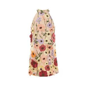 3D floral dress